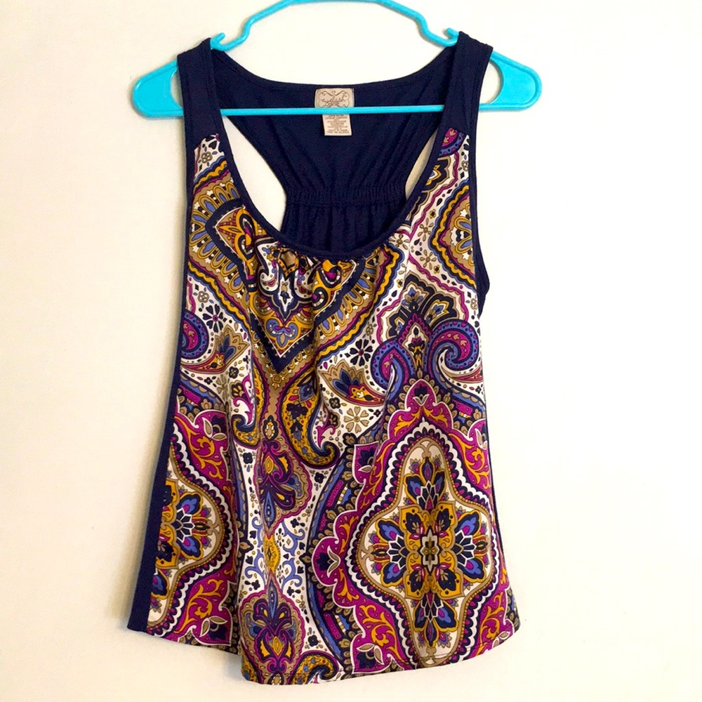 Boho Scoop Neck Tank